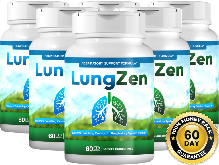 LungZen supplement bottle for lung health support